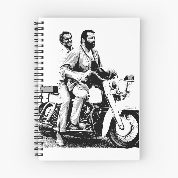 Item preview, Bud Spencer Terence Hill on motorbike | budflux.com designed and sold by Budflux.