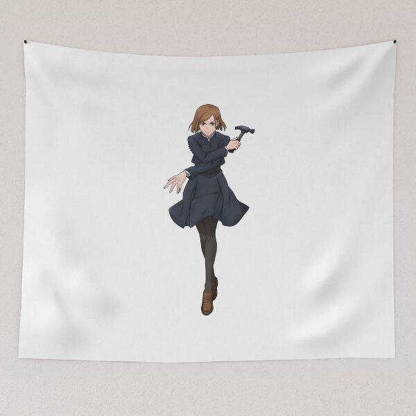 Item preview, Eye‑Patch Anime Heroine with Hammer in Dark Uniform designed and sold by lamiarte.