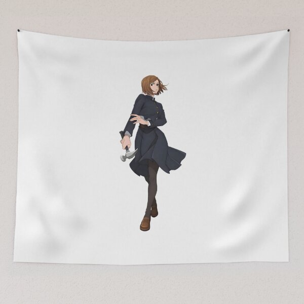 Item preview, Eye‑Patch Anime Heroine with Hammer in Dark Uniform designed and sold by lamiarte.