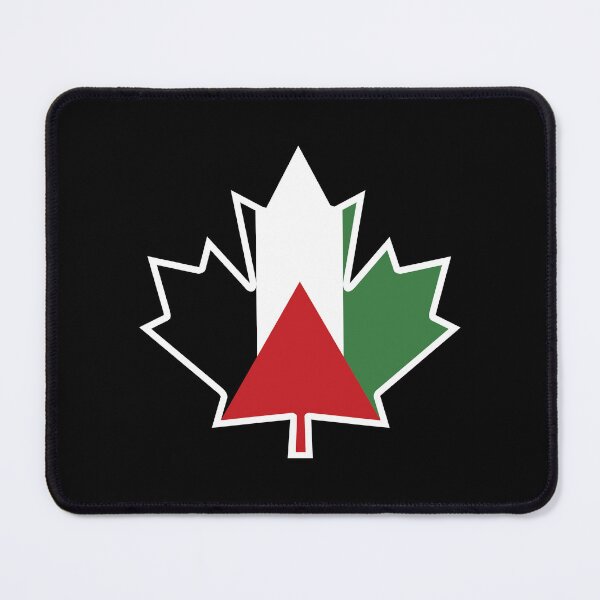 Item preview, Palestine Canada Maple Leaf Solidarity Design with Palestinian Flag designed and sold by Hurriyyatee.
