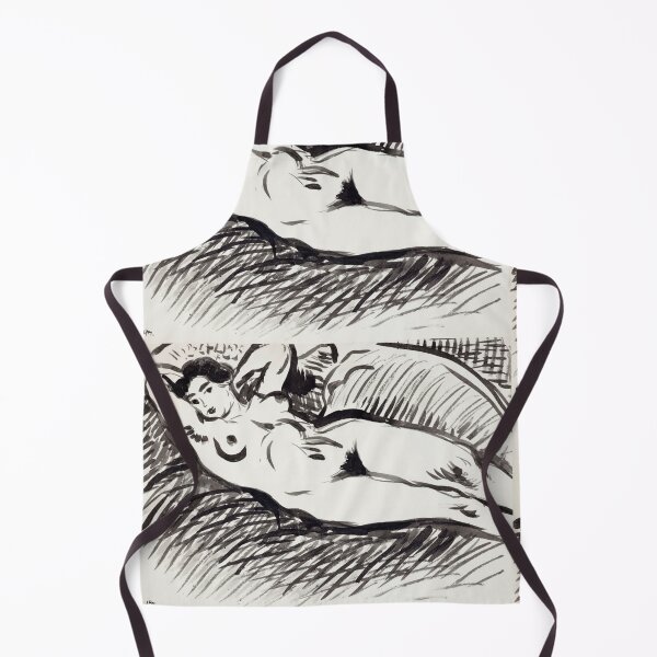 Item preview, Nu Allonge Sur Un Sofa by Henri Matisse: Fauvist Nude Line Art Poster designed and sold by artofuniverse.
