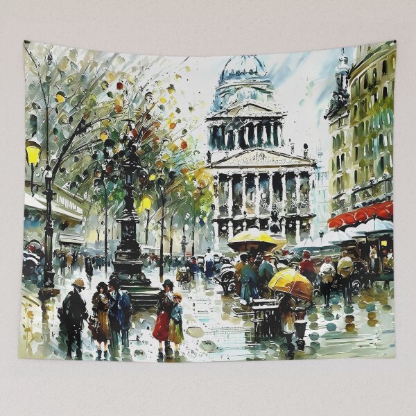 Item preview, Place du Luxembourg – Le Panthéon in the Belle Époque - 02 designed and sold by artdesignsnow.