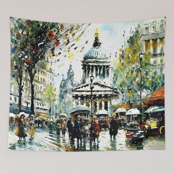 Item preview, Place du Luxembourg – Le Panthéon in the Belle Époque - 01 designed and sold by artdesignsnow.