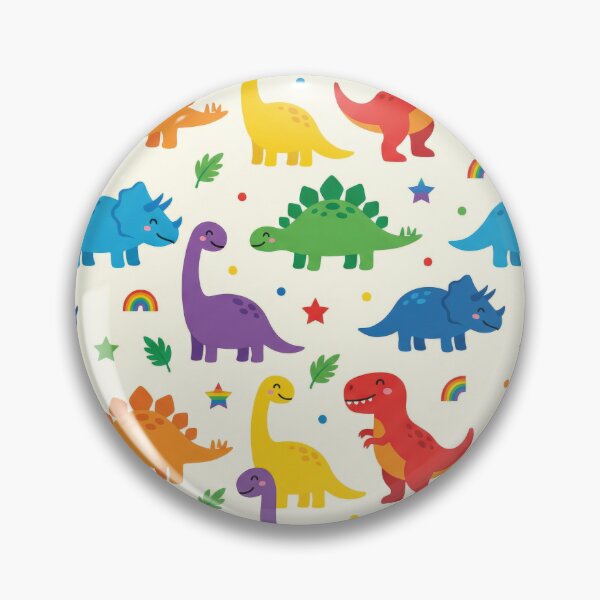 Item preview, Rainbow Dinosaurs designed and sold by Nice Vibes Prints.