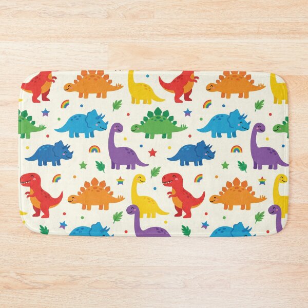 Item preview, Rainbow Dinosaurs designed and sold by Nice Vibes Prints.
