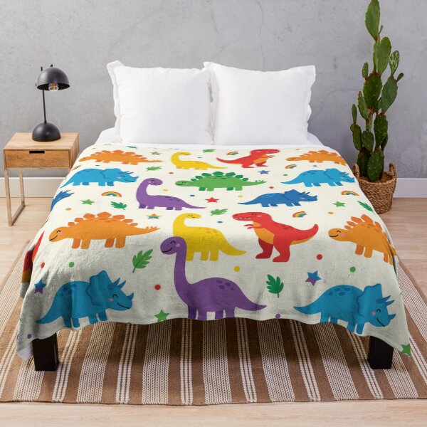 Item preview, Rainbow Dinosaurs designed and sold by Nice Vibes Prints.