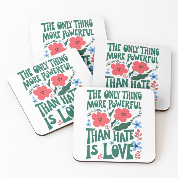 Item preview, The Only Thing More Powerful Than Hate Is Love Stand Strong designed and sold by SkeletonsDanger.
