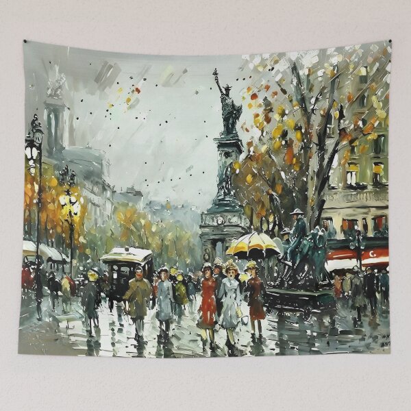 Item preview, Evening at Place de la République - 26 designed and sold by artdesignsnow.