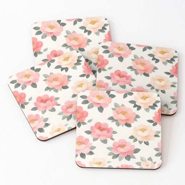 Item preview, Scandinavian flat shapes Peony pattern designed and sold by HOMETOWN86.
