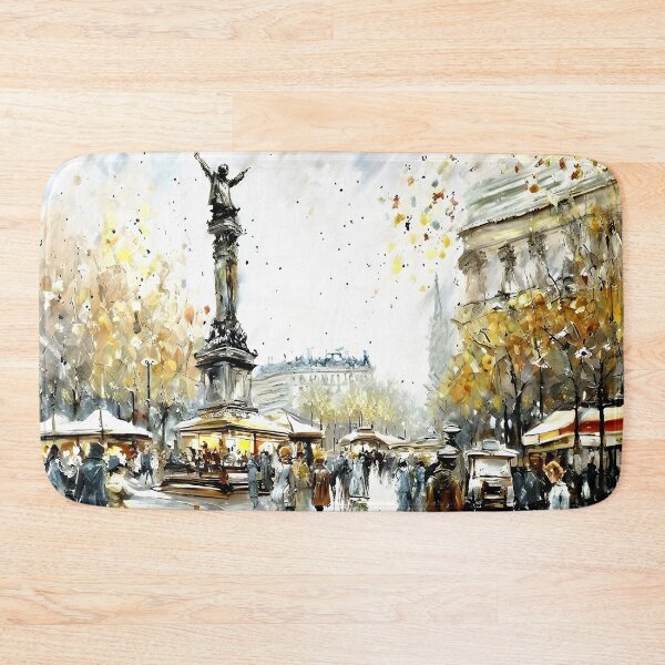Item preview, Evening at Place de la République - 24 designed and sold by artdesignsnow.