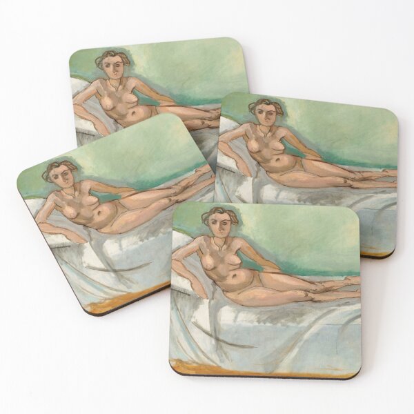 Item preview, Nu Demi Couche by Henri Matisse: Modern Fauvist Nude Fine Art Poster designed and sold by artofuniverse.