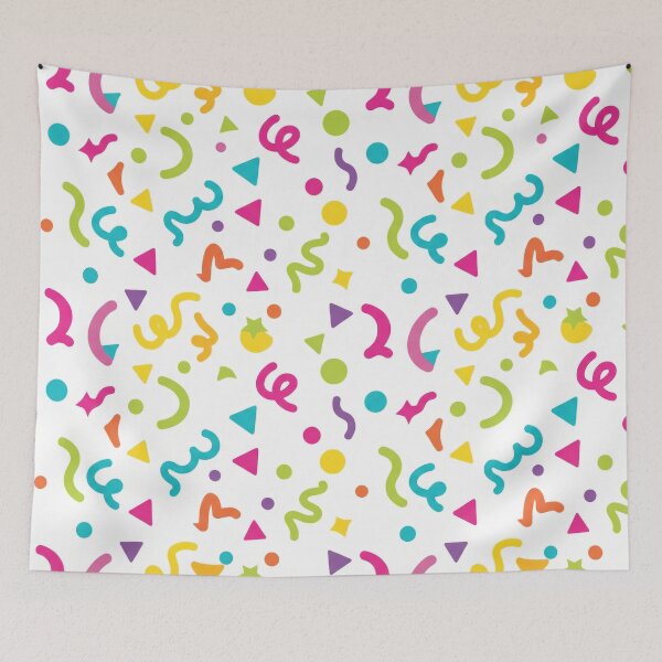 Item preview, Floating Confetti Shapes designed and sold by Nice Vibes Prints.