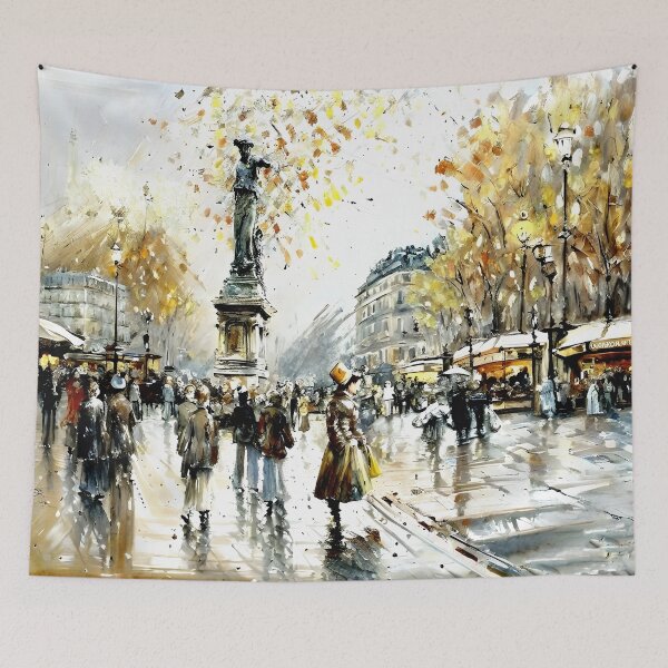 Item preview, Evening at Place de la République - 23 designed and sold by artdesignsnow.