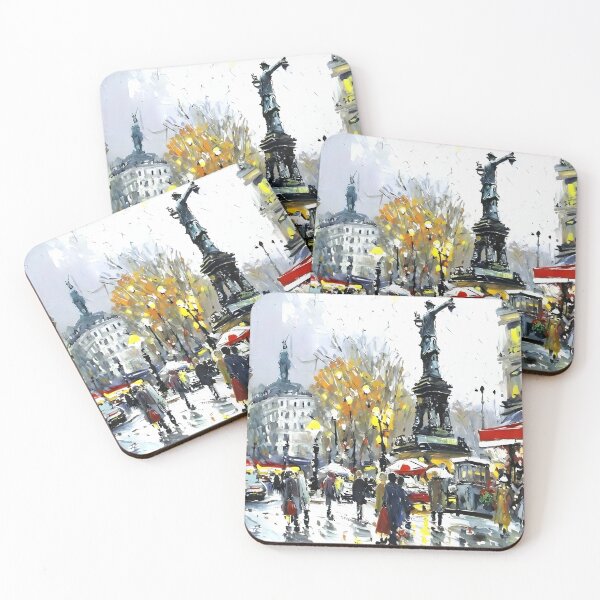 Item preview, Evening at Place de la République - 21 designed and sold by artdesignsnow.