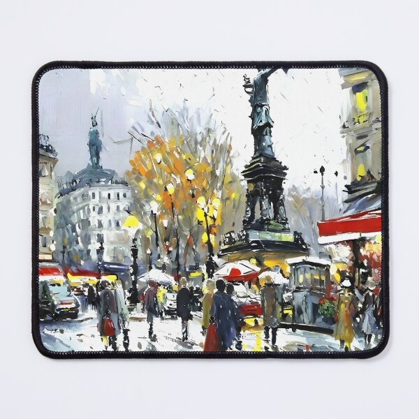 Item preview, Evening at Place de la République - 21 designed and sold by artdesignsnow.