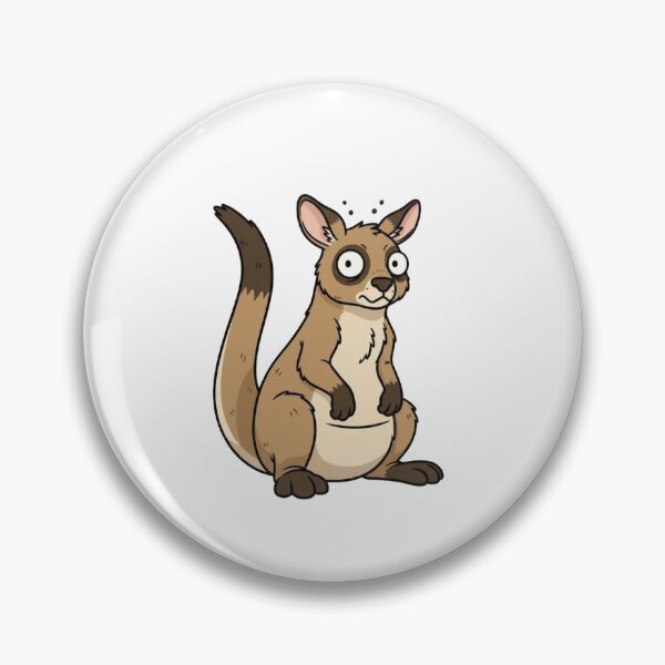 Item preview, Surprised cartoon tree kangaroo designed and sold by SashaBrownTee.