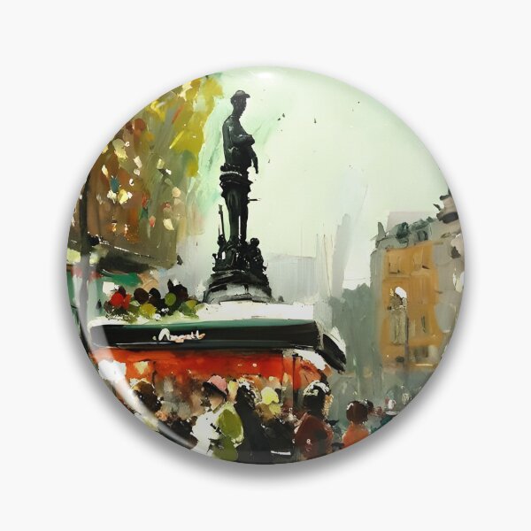 Item preview, Evening at Place de la République - 19 designed and sold by artdesignsnow.