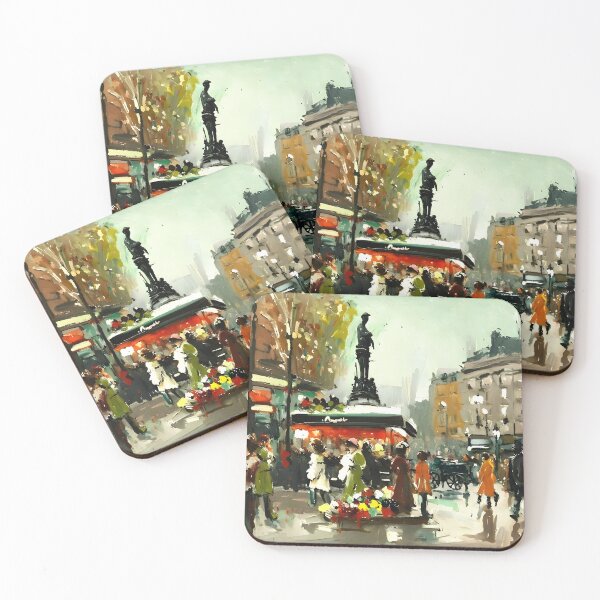 Item preview, Evening at Place de la République - 19 designed and sold by artdesignsnow.