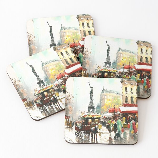 Item preview, Evening at Place de la République - 18 designed and sold by artdesignsnow.