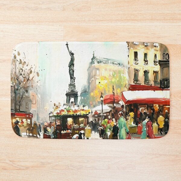 Item preview, Evening at Place de la République - 18 designed and sold by artdesignsnow.