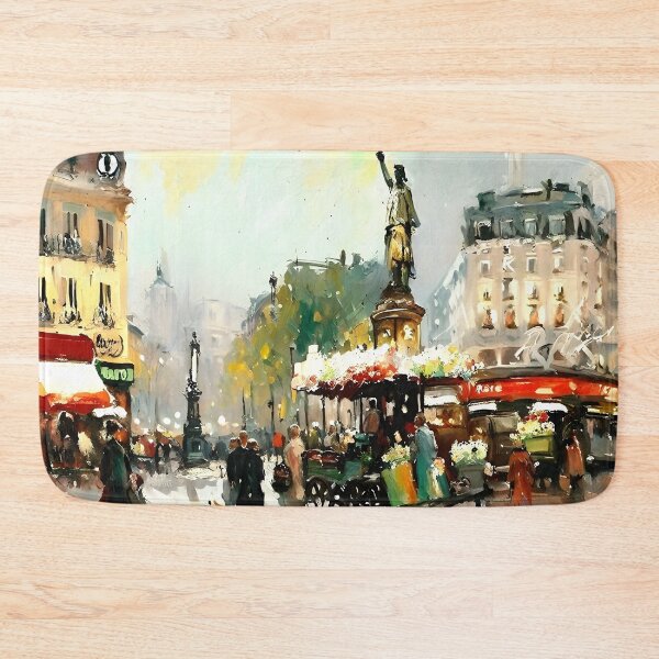 Item preview, Evening at Place de la République - 17 designed and sold by artdesignsnow.