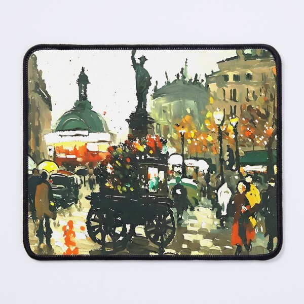 Item preview, Evening at Place de la République - 16 designed and sold by artdesignsnow.