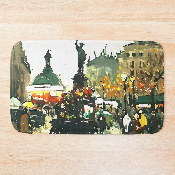 Item preview, Evening at Place de la République - 16 designed and sold by artdesignsnow.
