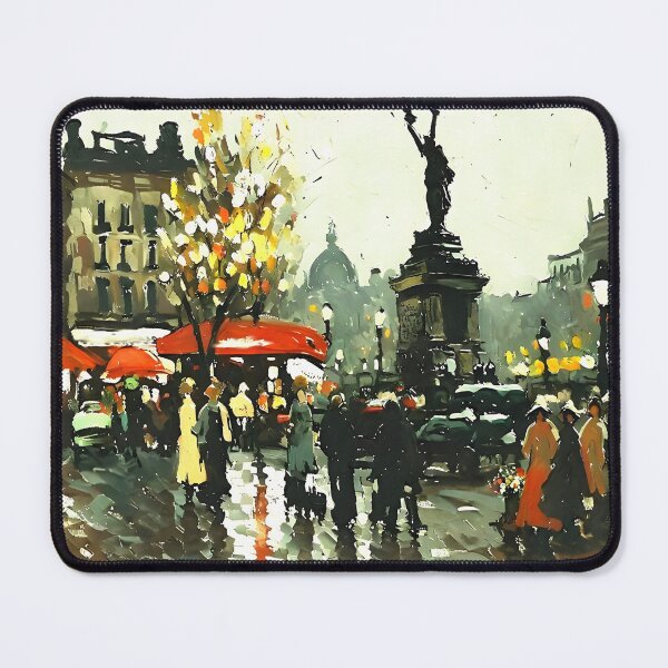 Item preview, Evening at Place de la République - 15 designed and sold by artdesignsnow.