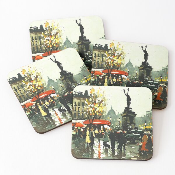 Item preview, Evening at Place de la République - 15 designed and sold by artdesignsnow.