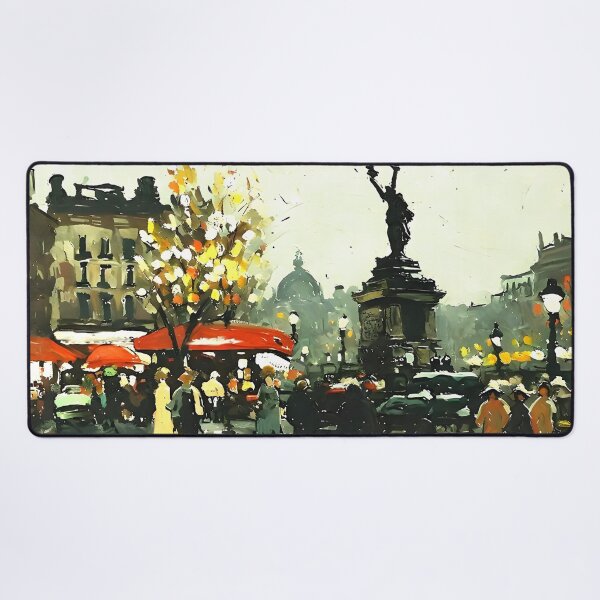 Item preview, Evening at Place de la République - 15 designed and sold by artdesignsnow.