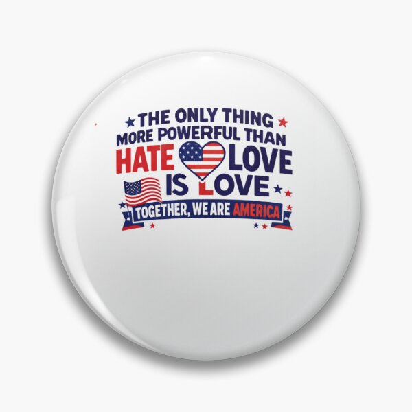 Item preview, The Only Thing More Powerful Than Hate Is Love Together We Rise designed and sold by SkeletonsDanger.