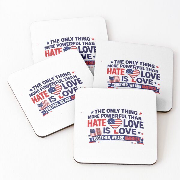 Item preview, The Only Thing More Powerful Than Hate Is Love Together We Rise designed and sold by SkeletonsDanger.