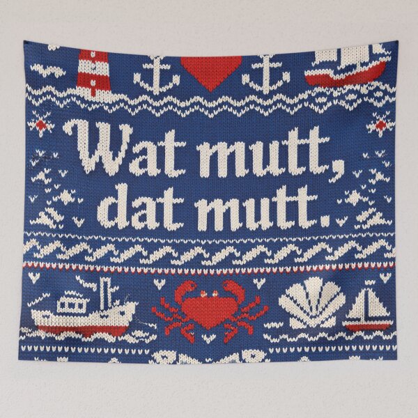 Item preview, What must be, must be North Sea knitting pattern designed and sold by Mauswohn.