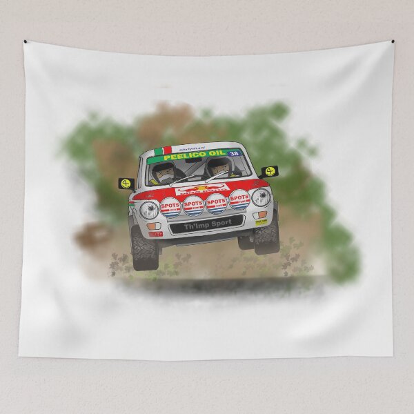 Item preview, Rallying: Airborne Imp on an Autumn Forest Stage. designed and sold by Rallyist.Art Merchandise.