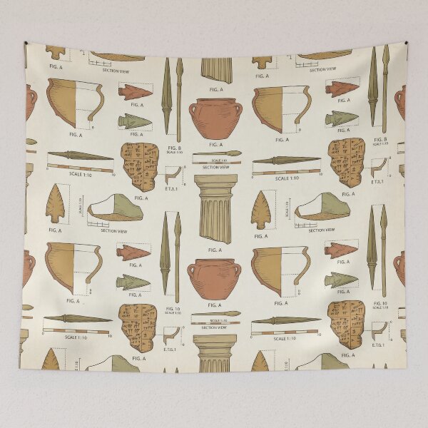 Item preview, Archeological Diagram Art designed and sold by Nice Vibes Prints.