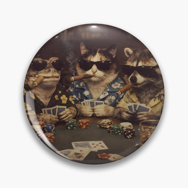 Item preview, Animals Smoking Cigar Funny Playing Poker designed and sold by TomelaGio.