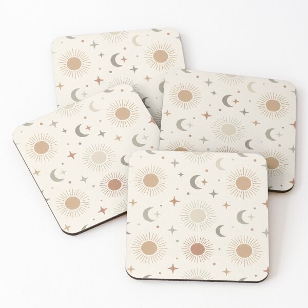 Item preview, Celestial Symbols Minimal Pattern designed and sold by Nice Vibes Prints.