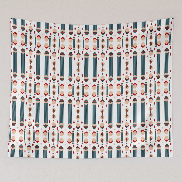 Item preview, Vertical Abstract Pattern – Clean Geometric Design designed and sold by Clara Fruggeri.