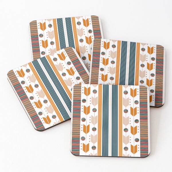 Item preview, Abstract Geometric Vertical Pattern – Tribal Modern Design Inspired by American Motifs designed and sold by Clara Fruggeri.