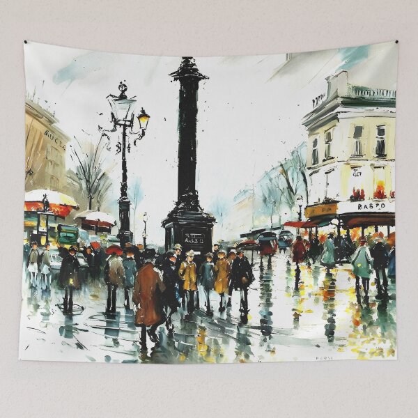 Item preview, Place de la Bastille - 05 designed and sold by artdesignsnow.