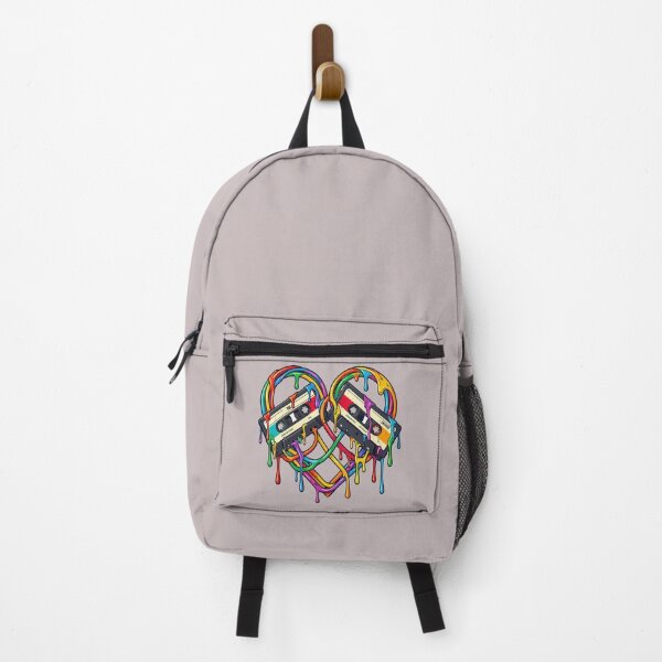 Item preview, Retro Love Mixtape – Colorful Cassette Heart designed and sold by myforestfog.