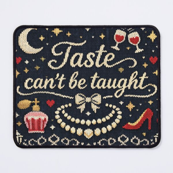 Item preview, Taste can't be taught Lifestyle Knitting Patterns designed and sold by Mauswohn.