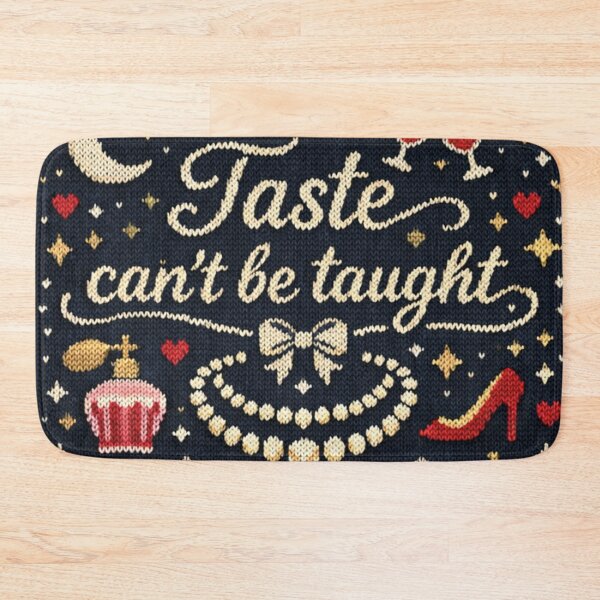 Item preview, Taste can't be taught Lifestyle Knitting Patterns designed and sold by Mauswohn.