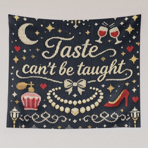 Item preview, Taste can't be taught Lifestyle Knitting Patterns designed and sold by Mauswohn.