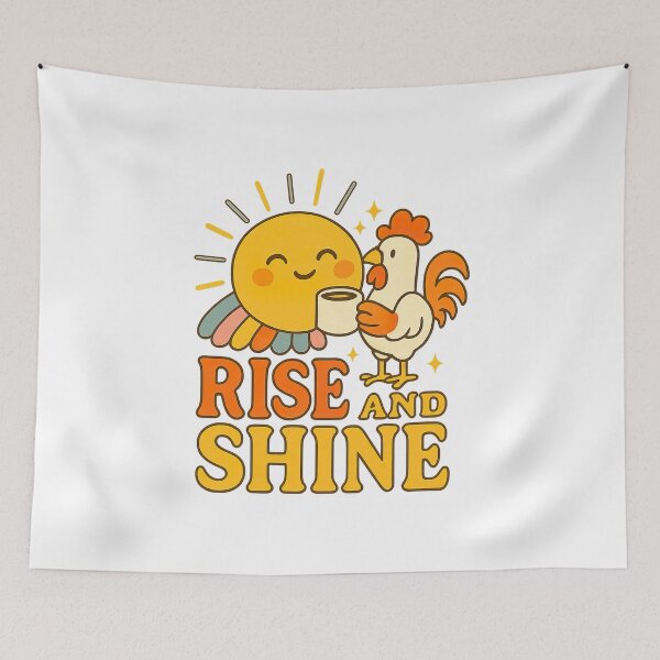 Item preview, Rise And Shine, Rise N Shine, Rise & Shine designed and sold by graphic-genie.