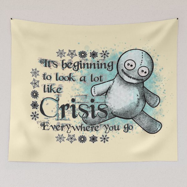 Item preview, It’s Beginning to Look a Lot Like Crisis | Voodoo Doll Pastel Goth designed and sold by Kyradem.