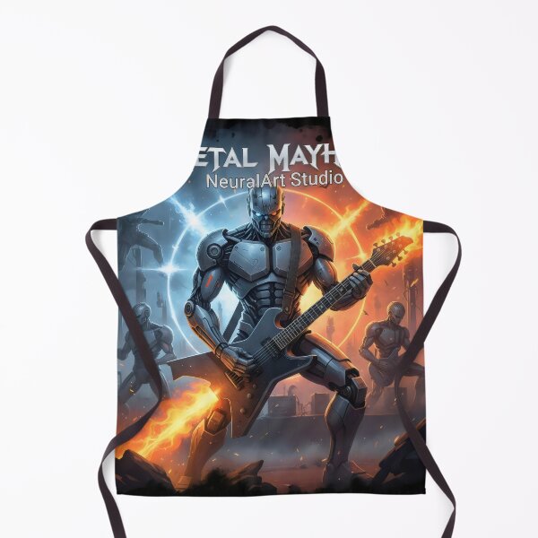 Item preview, Metal Mayhem: AI Shreddes - NeuralArt Studio designed and sold by NeuralArt Studio.