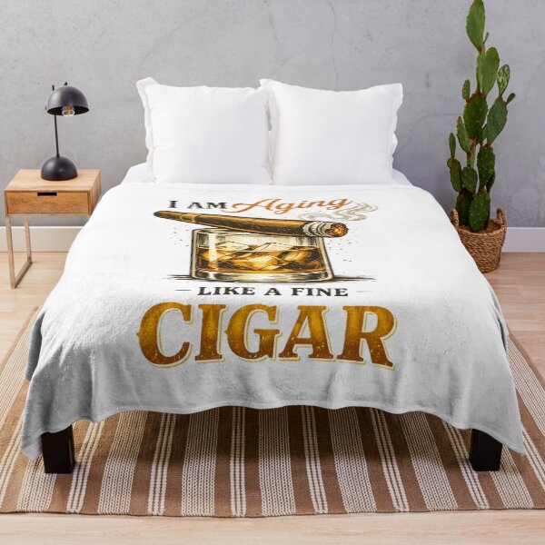 Item preview, Cigar and Whiskey Aging Like Fine Cigar designed and sold by LunaMagicStudio.