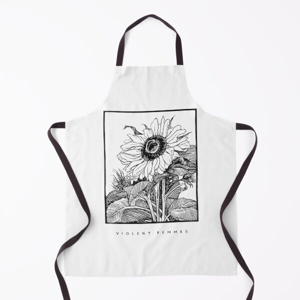 Item preview, Violent Femmes Folk Punk Sunflower Line Art designed and sold by VividCloCo.