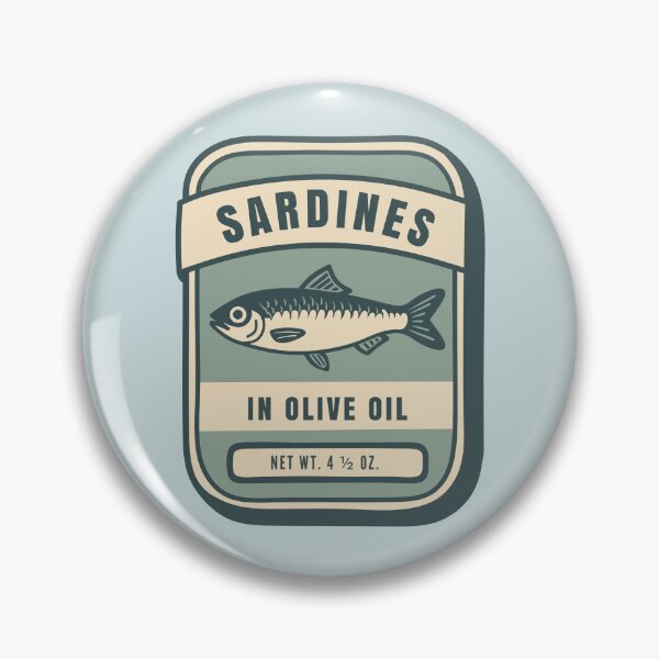 Item preview, Sardines - Vintage summer design designed and sold by ellealsopaints.